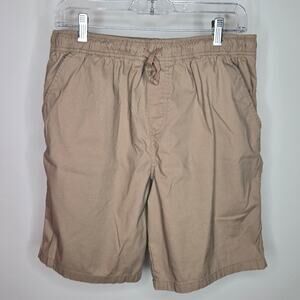 Wonder Nation Tan Shorts Elastic Drawstring Waist Youth Size XL 14/16 Husky